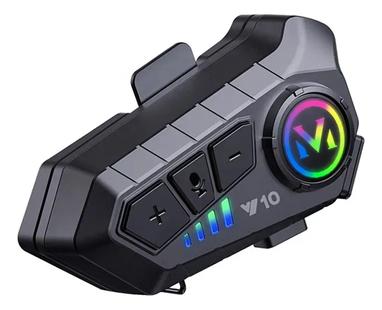 Fone De Ouvido Para Capacete Intercomunicador Bluetooth Headset Rgb Sem Fio Música Gps Chamadas Handsfree Alta Potência Woosh