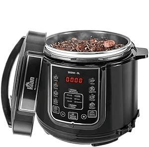 Kian - Panela de Pressão Elétrica 127V 5 litros Preto PPE-101