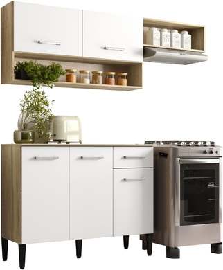 Armário Cozinha Compacta Arizona Tiny Carraro (Branco)