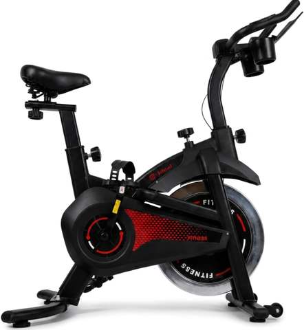 Bicicleta Ergométrica Spinning Peso Inércia 13kg Fitness Cardio Até 150kg Profissional Altura E Guidão Ajustável Treino Musculação