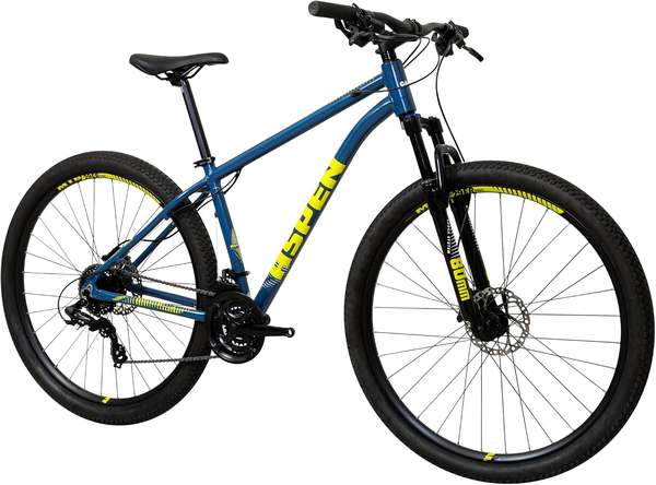 Caloi Bicicleta Aspen, Aro 29, Tamanho 17, Câmbio 24 Velocidades, Azul