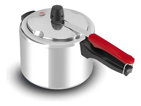 Panela De Pressão Clock Eco Polida 4,5 Litros 9295306123 Cor Prateado