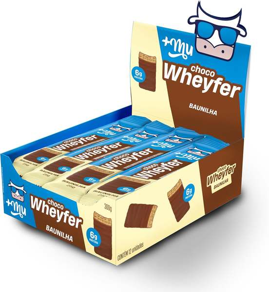 +Mu Chocowheyfer Proteico Caixa Mista - Display 12 unidades