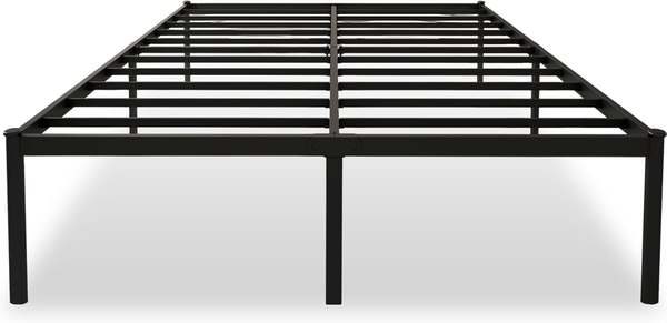 Estrutura De Cama De Metal, Não Precisa de Box Spring,Com Espaço De Armazenamen Cor Preto (FULL)