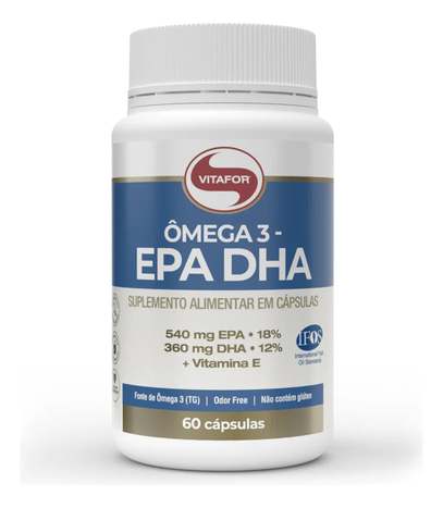 Suplemento Ômega 3 Epa Dha 60 Cápsulas Vitafor