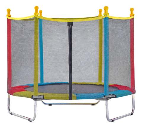 Cama Elástica Trampolim JustFun de 1,40 m para Crianças Colorida