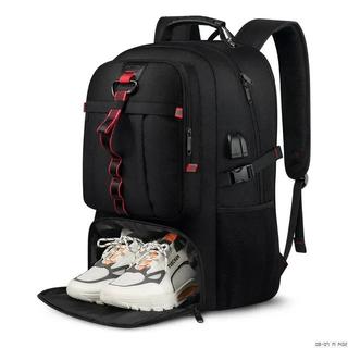 Mochila Viagem 80L Esportiva Academia Impermeável Para Homem De Grande Capacidade Com Compartimentos Para Sapatos, Mochila Para Notebook De 17' Polegadas ', Avanteco Z100 Color Preto