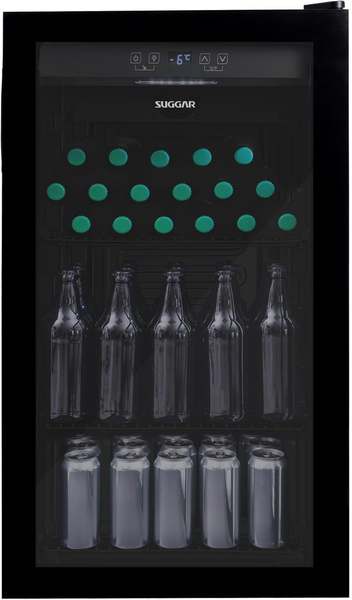 Cervejeira Suggar 98L 220v Preto Porta de Vidro