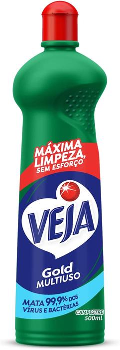 Limpador Gold Multiuso Campestre Squeeze, Veja, 500 Ml