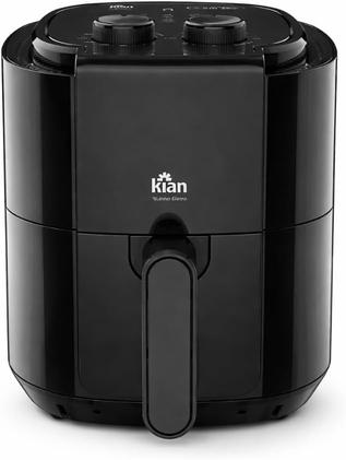 Fritadeira Eletrica Air Fryer 3,5L Kian AF-105 1200W Antiaderente Turbo Air 360° com Timer e Controle de Temperatura (110V)