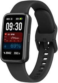 Smartband Inteligente Prova D'água Smartwatch Relógio Fb057 Para Homens E Mulheres, Preto
