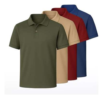 Kit 5 Camiseta Polo Masculina Slim Fit