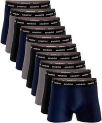 Kit 10 Cuecas Boxer Sandrini Masculinas Algodão Conforto