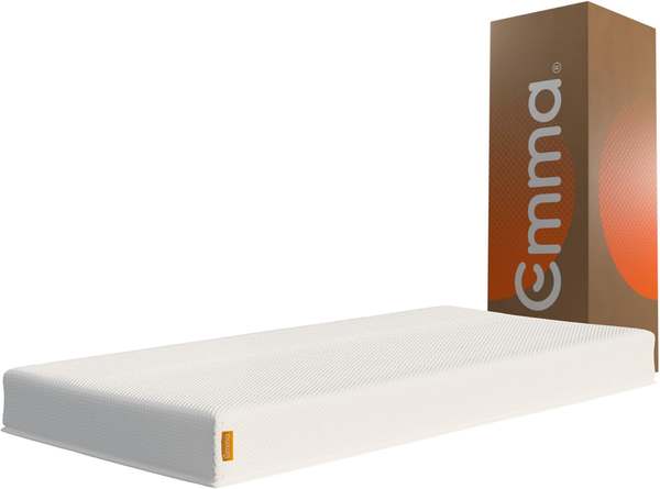 Colchão Solteiro Emma Basics 17 cm - 88x188 cm, Espuma D28 17cm com Tecnologia Alemã, Firmeza Ideal, Suporte Confortável, 100 Noites de Teste e 5 Anos de Garantia