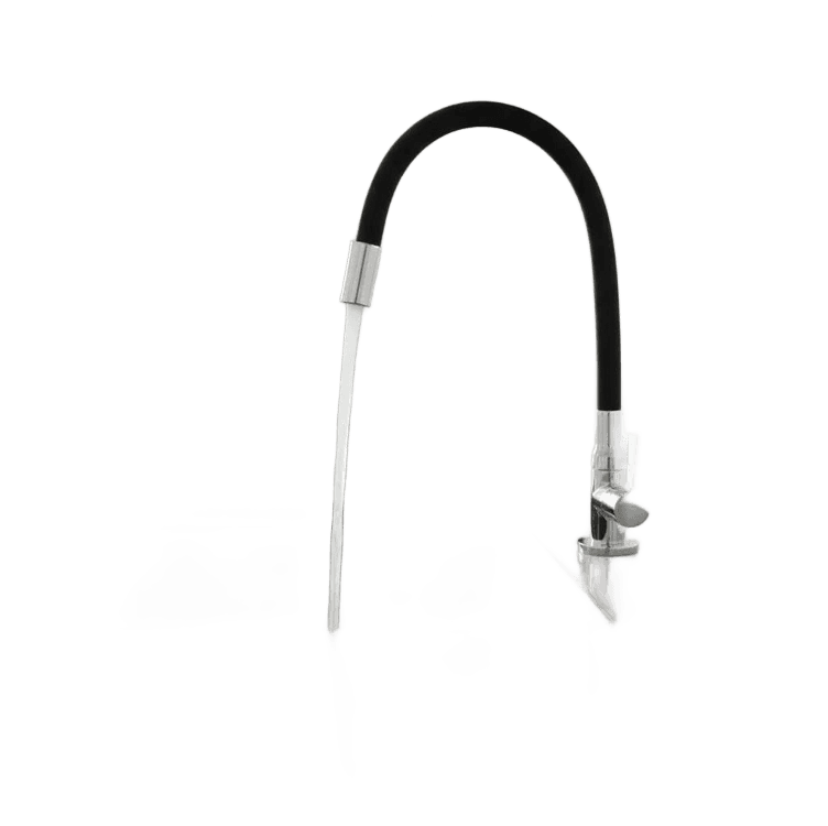 Torneira Tubo Flexível Bancada Cozinha Color Preta Luxo Cor Preto Alpha Hidrometais Torneira C65