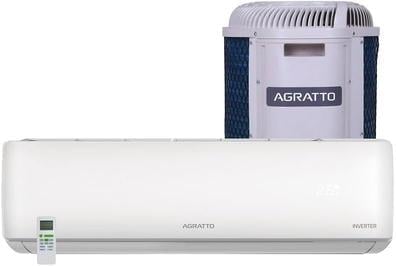 Ar Condicionado 9000 Btus Split Hi Wall Inverter Agratto Quente e Frio Zen Top 220v