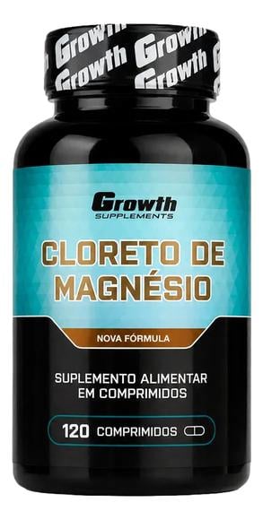 Cloreto De Magnésio 120 Comp Growth Supplements - Sem Sabor Sem Sabor