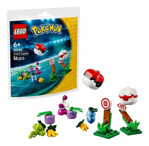 Lego Pokémon Acessórios De Treinamento 30730 56 Peças
