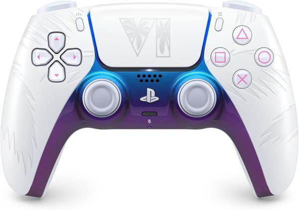 Controle sem fio DualSense® branco – Edição limitada do Grand Theft Auto VI