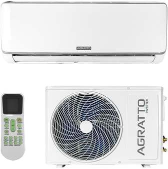 Ar Condicionado Split Agratto Hi Wall Neo Inverter 9.000 Btu/h Quente e Frio Monofásico Branco ICS9QF-02-220V