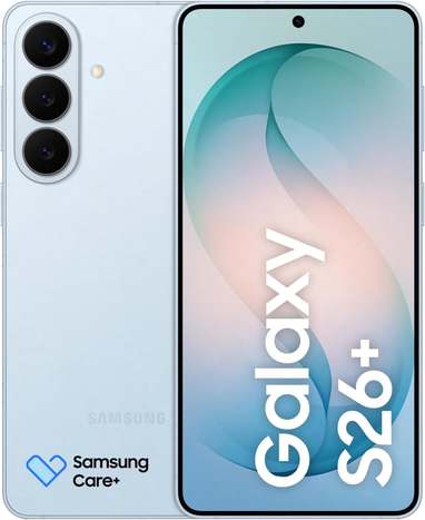 Smartphone Samsung Galaxy S26+ 5G, 512GB, 12GB RAM, Câmera Tripla de 50+12+10, Tela Grande de 6.7" - Azul