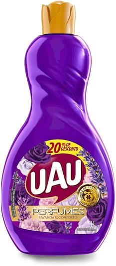 Limpador Uau Perfumes Lav e Conf Leve 1000 Pague 800Ml, Uau