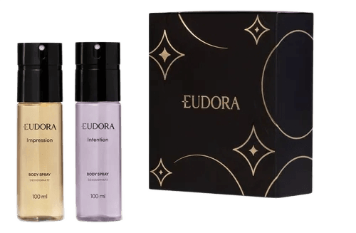 Eudora Kit Presente Duo Body Spray Masculino (2 Itens)