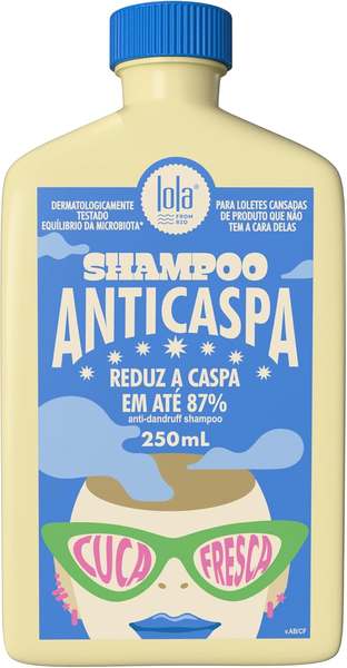 Shampoo Anticaspa Lola Cosmetics Cuca Fresca 250 Ml