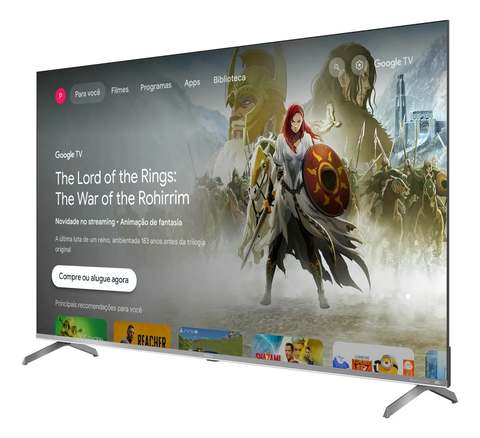 Smart Tv Philco 65 P65cga Qled Mini Led Quantum 4k Uhd Google Tv Wifi Bluetooth 110/220v