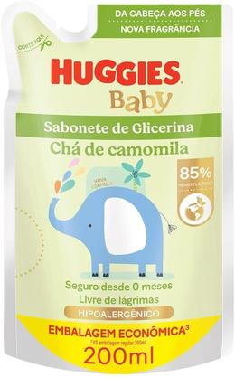 Sabonete Líquido Huggies Camomila para Recém-Nascido Refil 200 ml