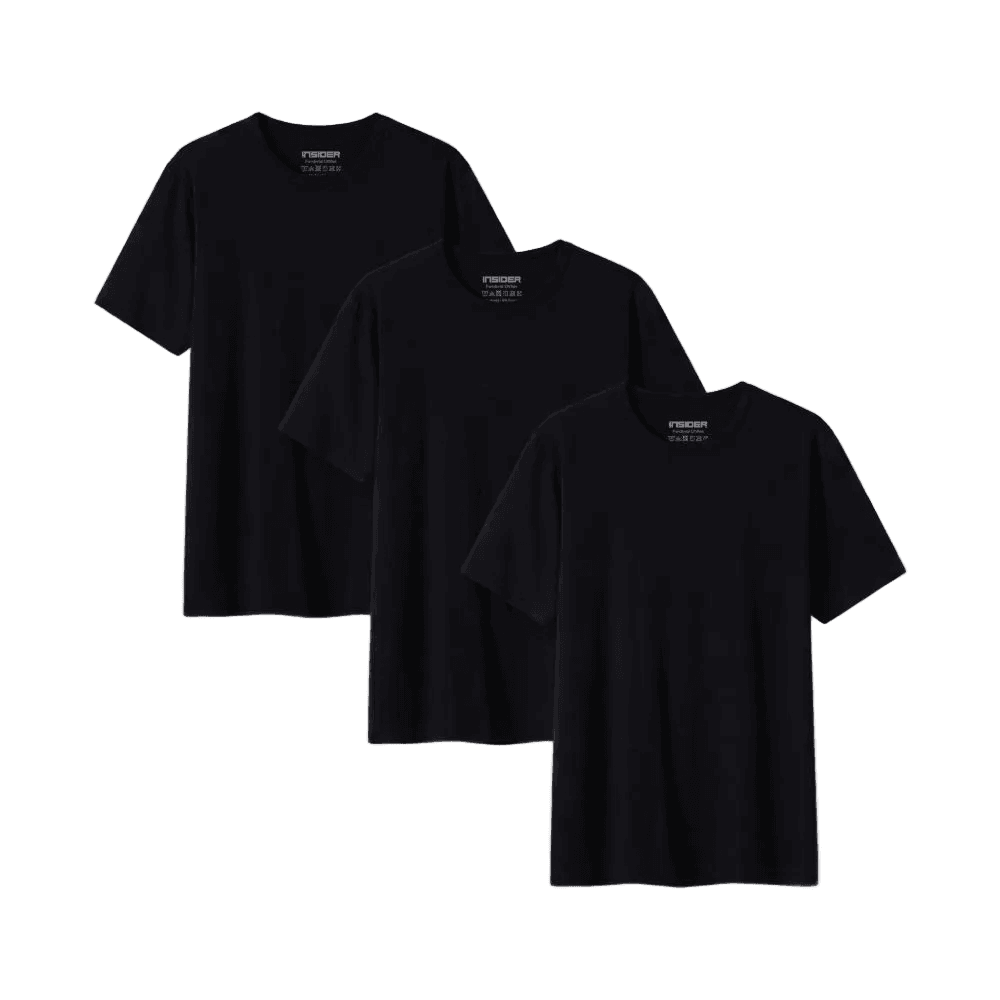 Kit 3 Camisetas Light T-shirt Insider