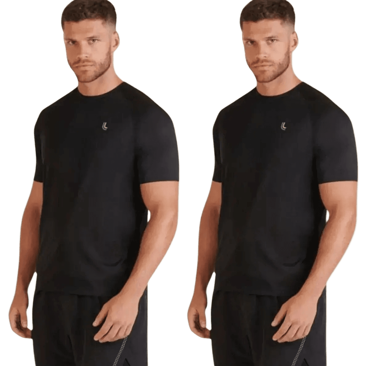 Kit 2 Camiseta Dry Fit Masculina Lupo Básica Academia