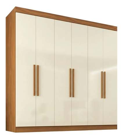 Guarda Roupa Casal Paris 6 Portas 2 Gavetas Paris Fh