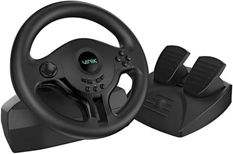 Volante Gamer Com Pedal Gw180 Vinik Para Pc / Ps4 / Xbox/switch