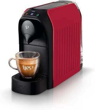 3 Corações TRES Cafeteira Espresso e Multibebida Passione Vermelha - 220V