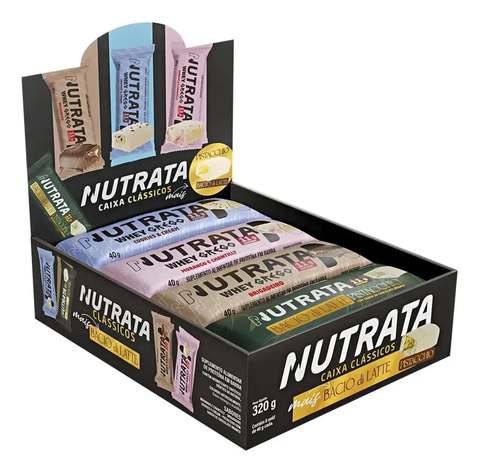 Barra Proteica Nutrata Caixa Mista Bacio 8un 320g