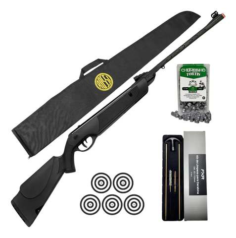 Carabina De Pressão Rossi Dione Sport Mh 5,5mm Mola Com Chumbinho E Alvos
