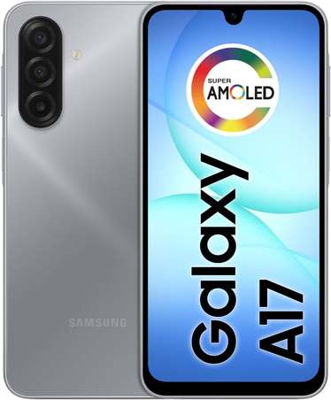 Smartphone Samsung Galaxy A17, 256GB, 8GB, 50MP Tela 6.7", IP54 - Cinza