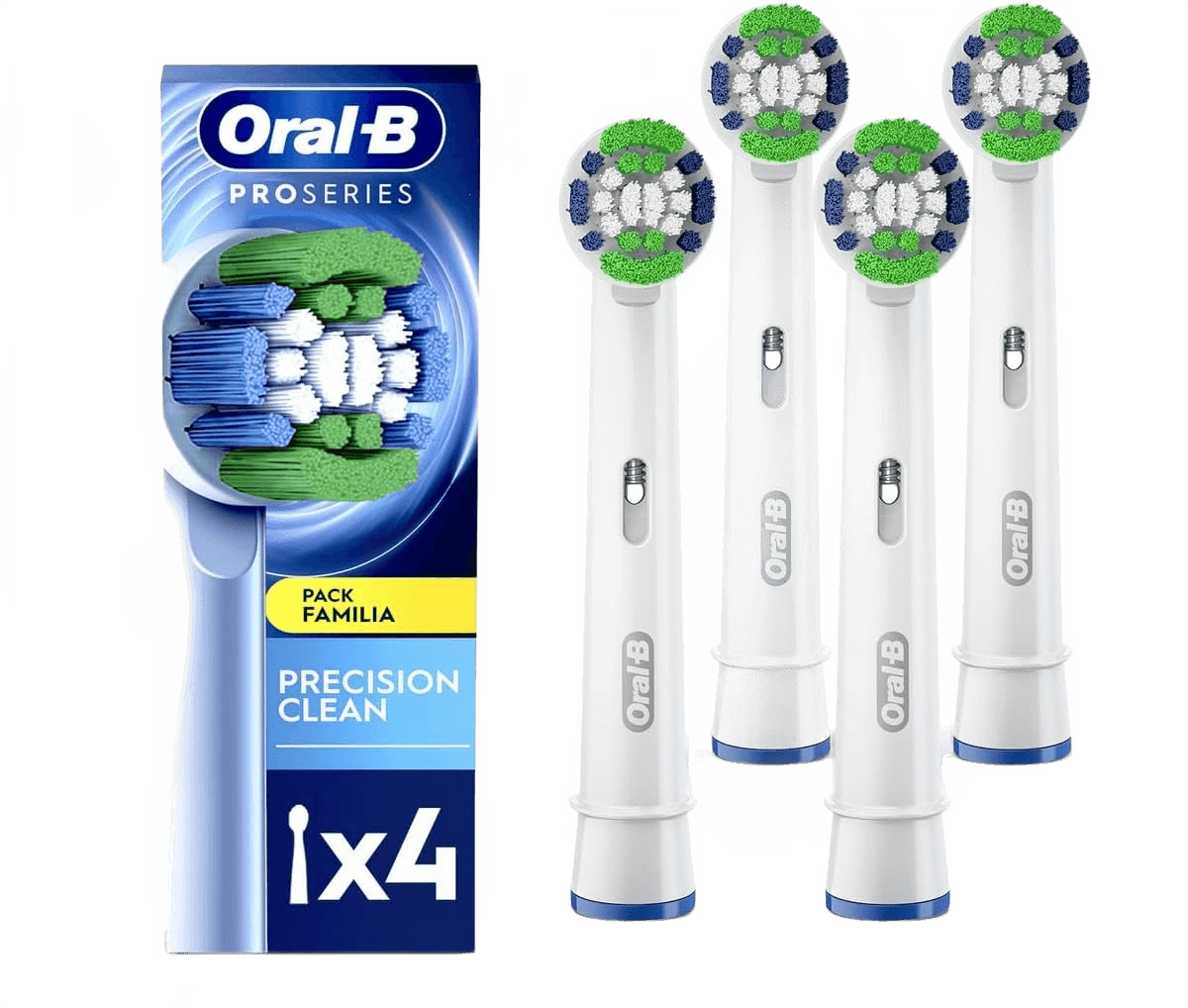Oral-B Refil para Escova Elétrica Precision Clean, 4 Unidades