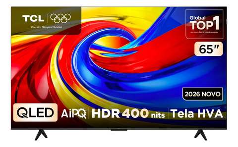 Smart Tv Tcl 65 Polegadas Qled 4k P7l Wifi Bluetooth Google Tv Hdr10+ 120 Hz Vrr Aipq 65p7l