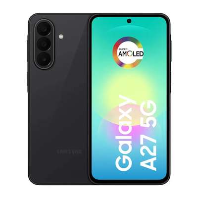 Smartphone Samsung Galaxy A27 5G 128GB 6GB, Super Amoled 6.7'', Câmera Tripla 50MP Selfie 12MP, 5000 mAh, Ip67, NFC, Dual Sim, Recursos IA - Preto