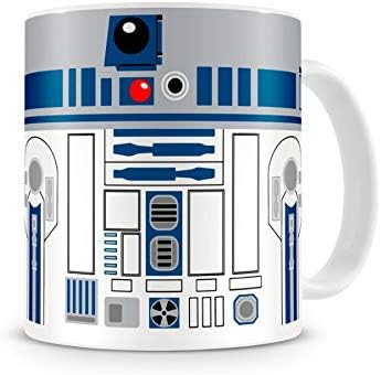 Artgeek Caneca Star Wars R2D2 Azul 325 ml CilI ndrica Resistente Quebra