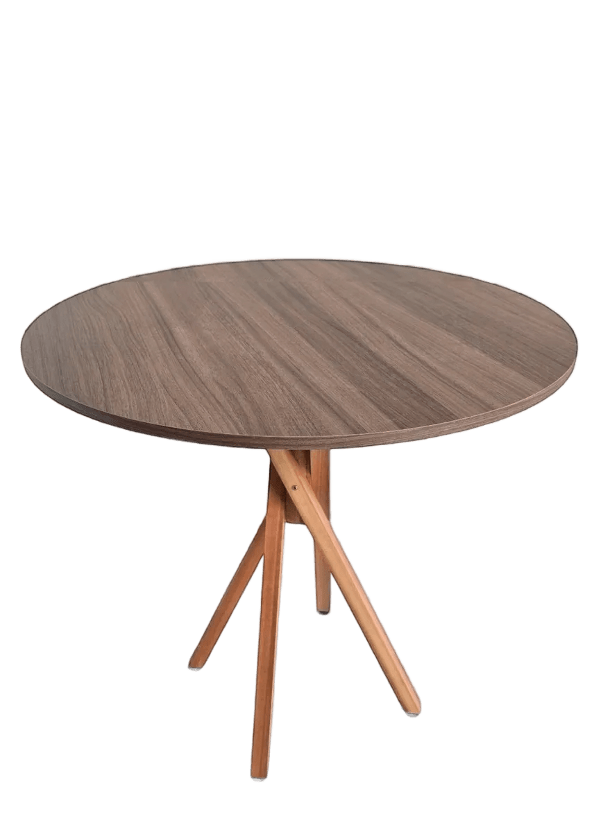 Mesa Jantar Redonda G&d Madeira 80cm Industrial
