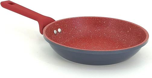 [APP] Euro Home - Frigideira 26 cm de Alumínio com Antiaderente ColorStone Titânio - ALU8358-TI