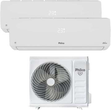 Ar Condicionado Bi Split Inverter Philco 18000 BTUs (2X9000) Quente e Frio 220V PAC18QV