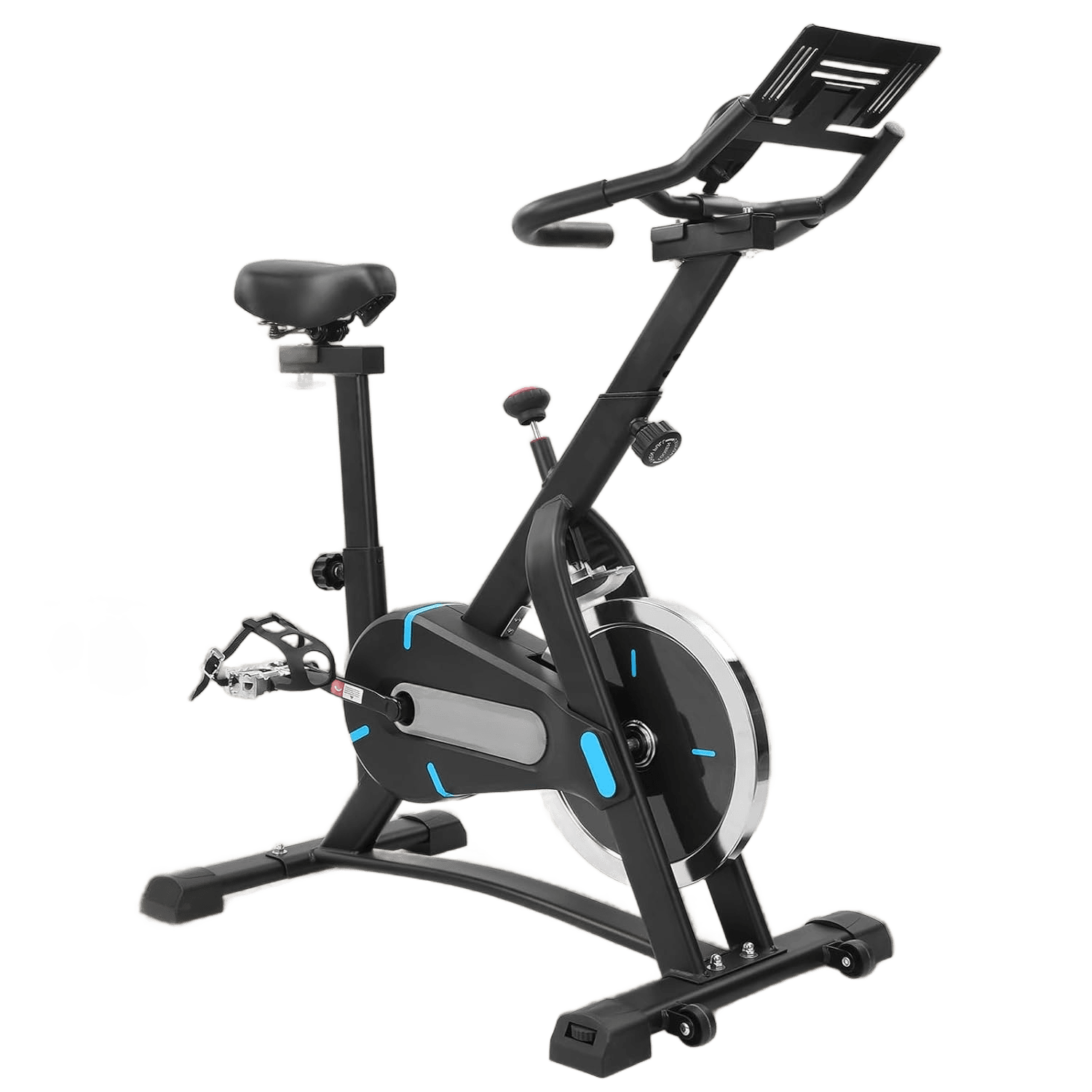 Bicicleta Ergométrica Spinning Para Casa, Silenciosa, Roda De Inércia De 5kg, Ajuste De Resistência, Monitor Digital, Suporte Para Smartphone, Até 120kg