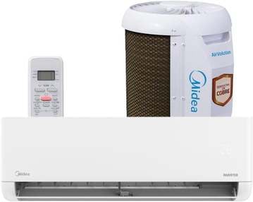 Ar Condicionado Split Hi Wall Midea Airvolution Inverter 9.000 Btus Frio R-32