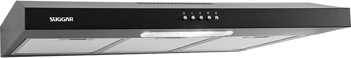 Suggar Depurador De Ar Slim 80cm 3 Vel. Preto 220v Dps182pt