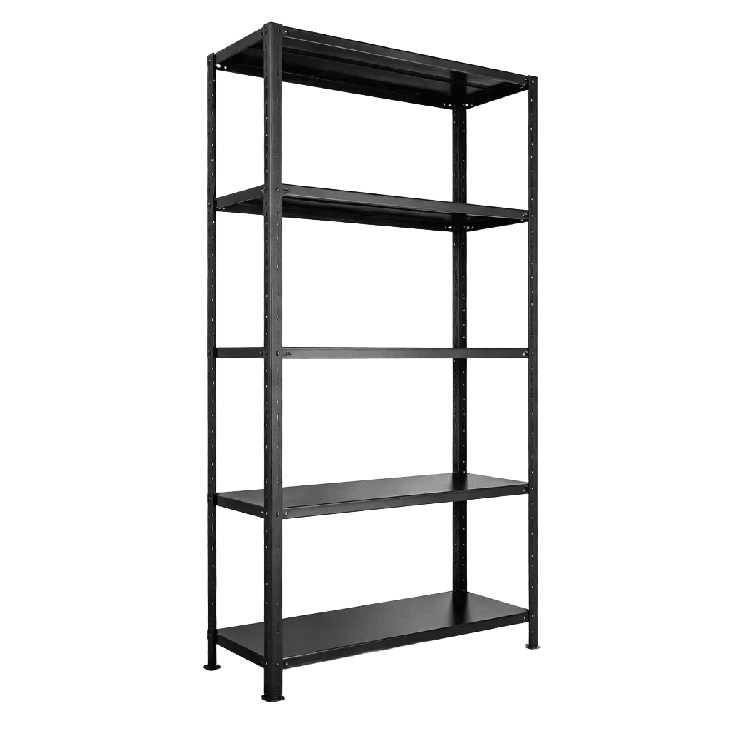 Estante Aço Multiuso 90c 5 Prateleiras Preta Reforçado Preta