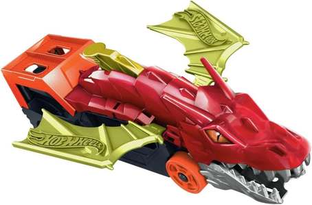 Hot Wheels City Pista De Brinquedo Reboque De Dragão 3 Anos